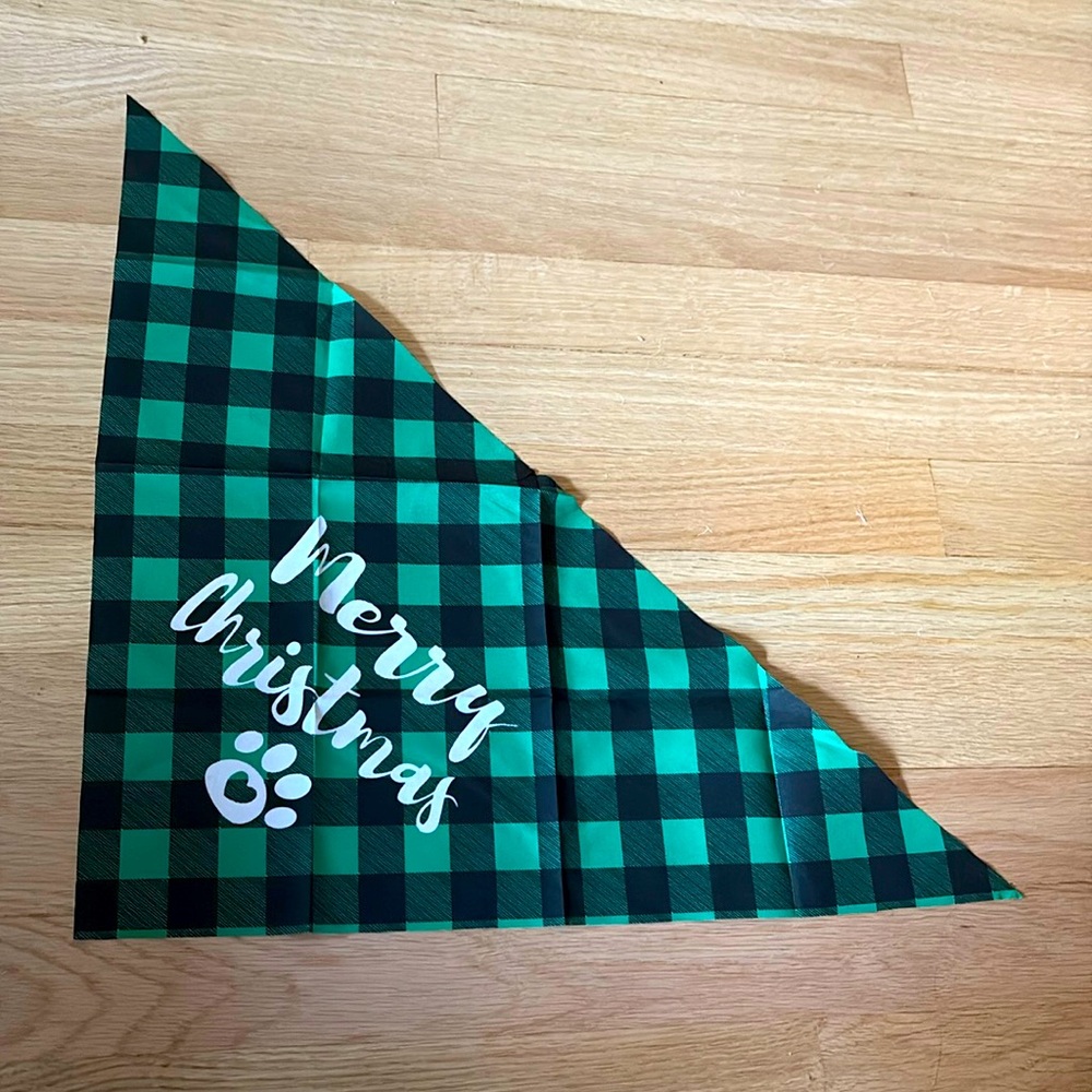 Merry Christmas Pet Bandana Cats and Dogs